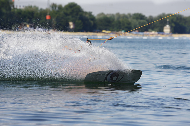 Water Skiing sport on a Lake - Photo, Image