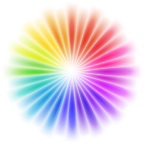 Vector abstract rainbow background - Vector, Image