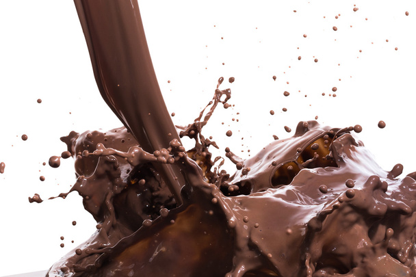 forró csokoládé splash - Fotó, kép