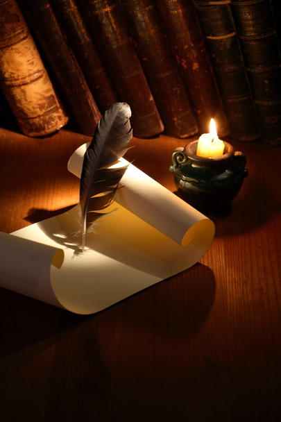 Scroll And Quill - Photo, Image