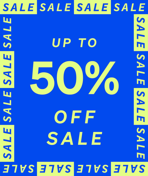 Sale up to 50% off label design. Super Discount offer price sign. Special offer symbol. Discount tag badge shapes the Perfect design for shop and sale banners. - Vektor, obrázek
