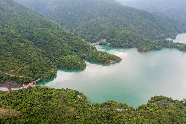 21 mai 2022 vue du réservoir Tai Tam Tuk sur l'île de Hong Kong - Photo, image