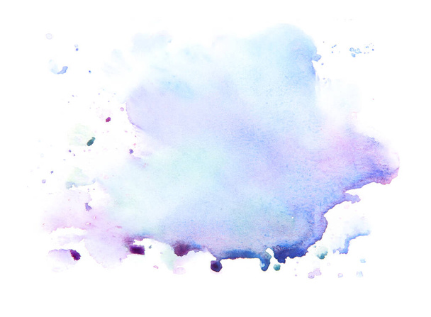 Abstract watercolor hand painted background. Art creative painting  isolated on white background. - 写真・画像