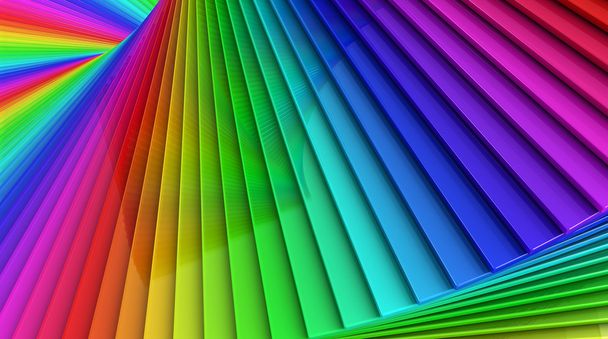 Colorido arco iris prisionero fondo abstracto de pla de vidrio apilado
 - Foto, Imagen