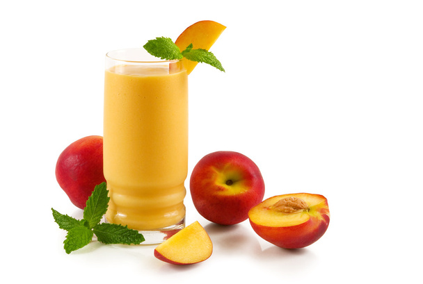 Peach smoothie - Photo, Image