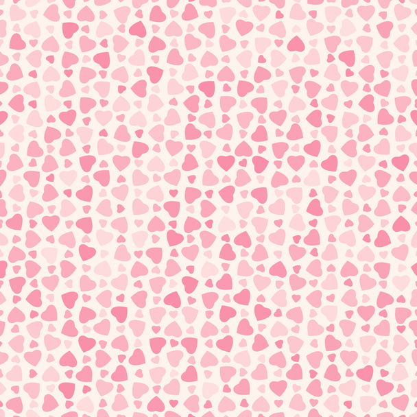 Seamless abstract pattern with pink hearts - ベクター画像