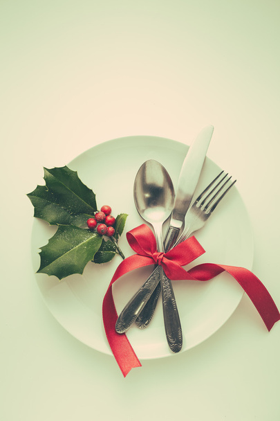 Holiday Place Setting - Foto, Imagen