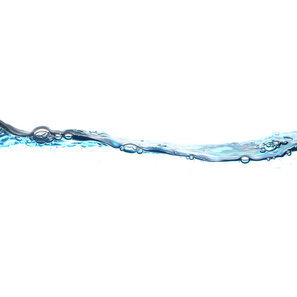 Onda de agua con burbujas de aire
 - Foto, Imagen