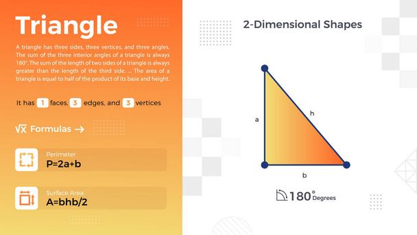 Representación 2D y propiedades del diseño de vectores triangulares  - Vector, Imagen
