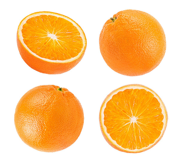  orange fruit isolate on white background - Foto, Imagem