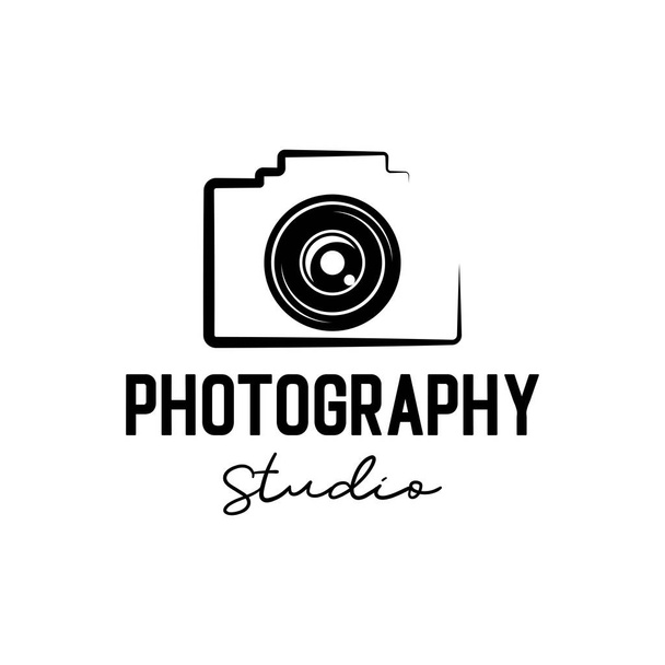 kamera valokuvaus studio logo käsite kuvake vektori malli - Vektori, kuva