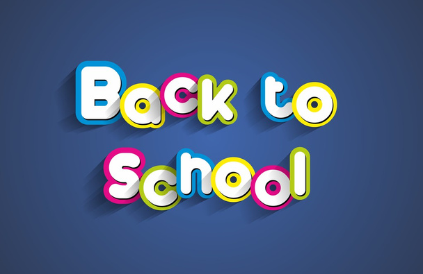 Back To School - ベクター画像