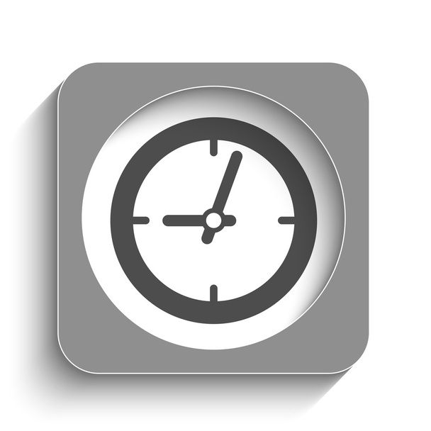 Clock web icon - Διάνυσμα, εικόνα
