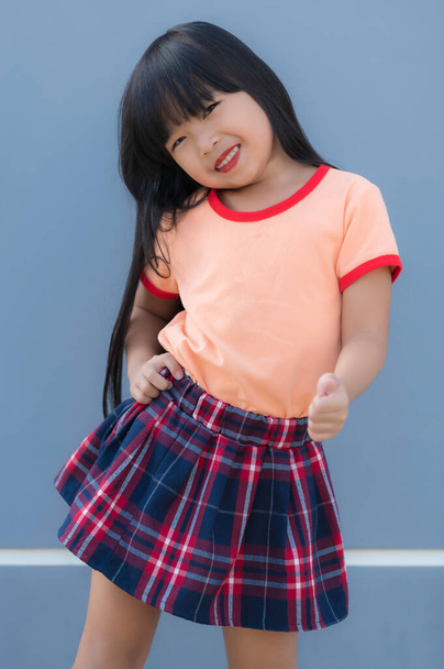 Portrait of cute asian little girl - Photo, image