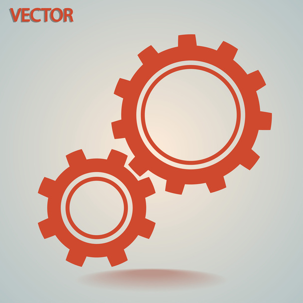 Gears icon - Vektor, kép