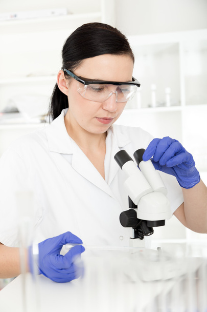 scientist working at the laboratory. - Foto, Imagem