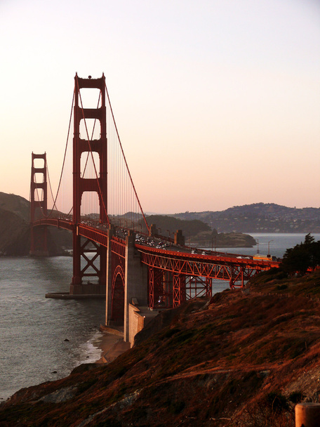 Dämmerung beim Golden Gate - Fotó, kép