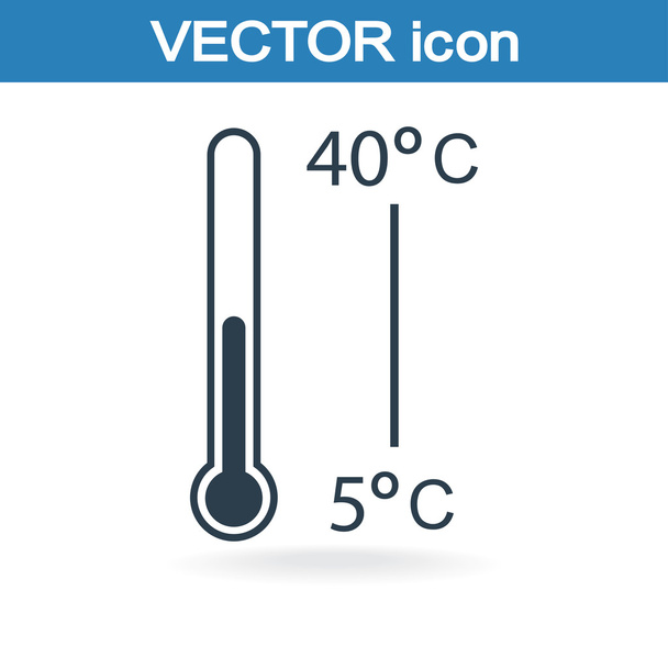 hőmérő ikon - Vektor, kép