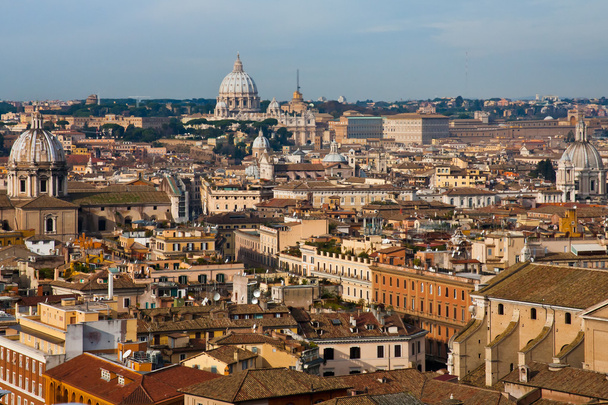 View on old town and St Peter Basilica - Fotoğraf, Görsel