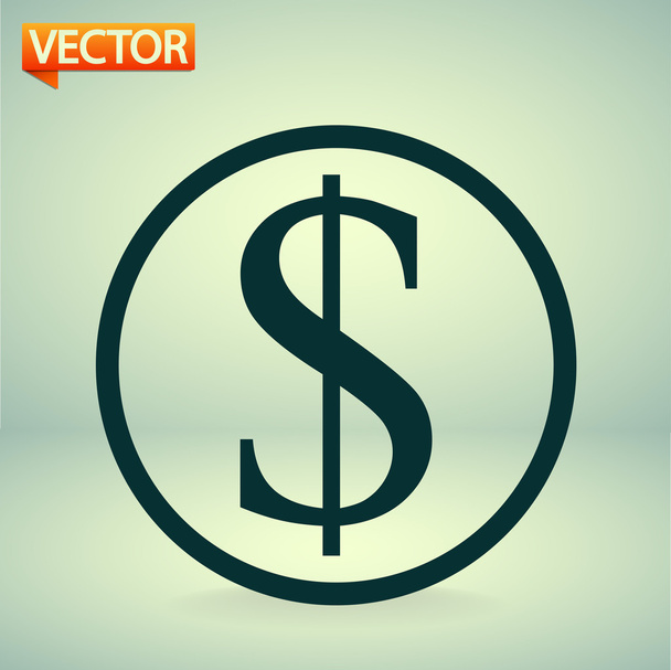 Money icon - Vector, afbeelding