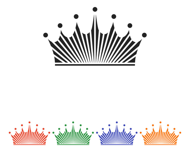 Crown icon design - Vector, Image