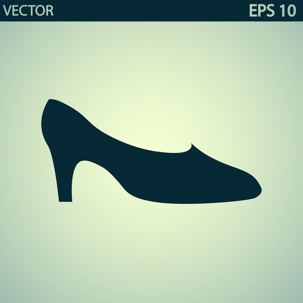 Women's shoes icon - ベクター画像