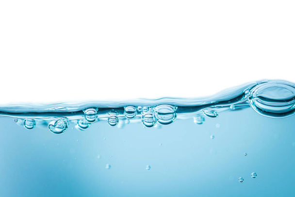 Onderwater Air blue Bubbles gebruiken voor achtergrond - Foto, afbeelding