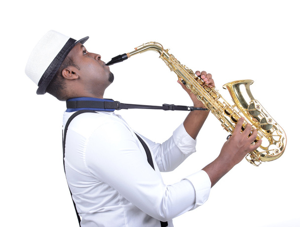 Saxophone player - Zdjęcie, obraz