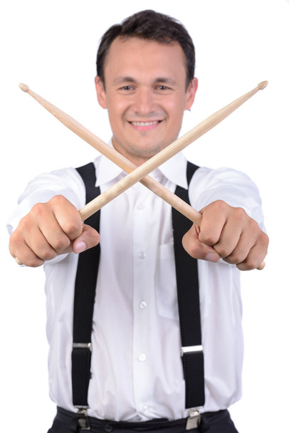 Drums player - Photo, image