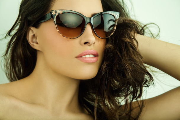 sunglasses beauty portrait - 写真・画像