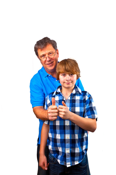 Happy father and son - 写真・画像
