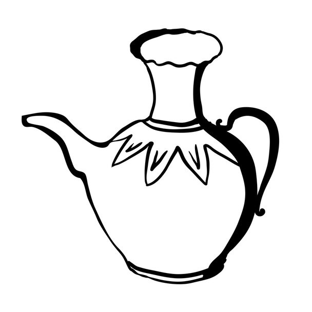 Antique jug, vector illustration - Vektor, obrázek