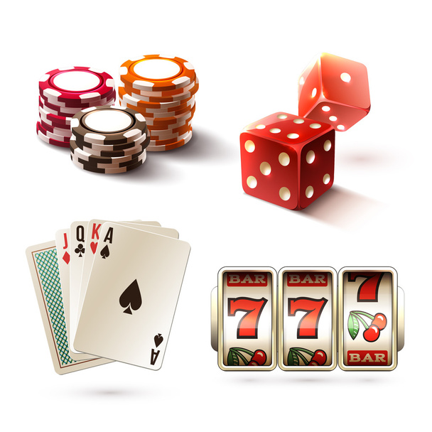 Casino-Design-Elemente - Vektor, Bild