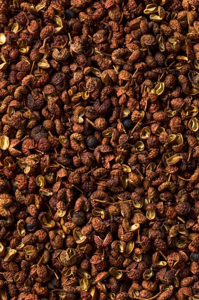 Organic Raw Sichaun Peppercorns in a Bowl - Foto, afbeelding
