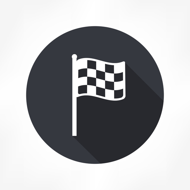フラグ アイコンのレース - ベクター画像