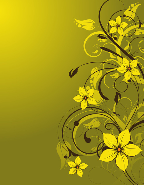 Floral abstract background for design. - ベクター画像