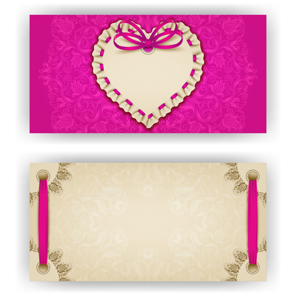 Template for luxury invitation - Vector, Image