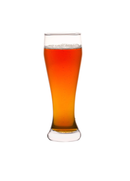 Glass of beer isolated on a white background - Fotoğraf, Görsel
