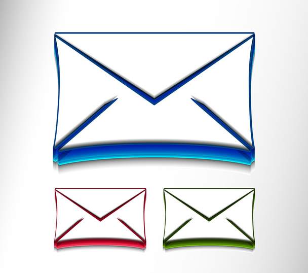Email icona web design elemento impostato
 - Vettoriali, immagini