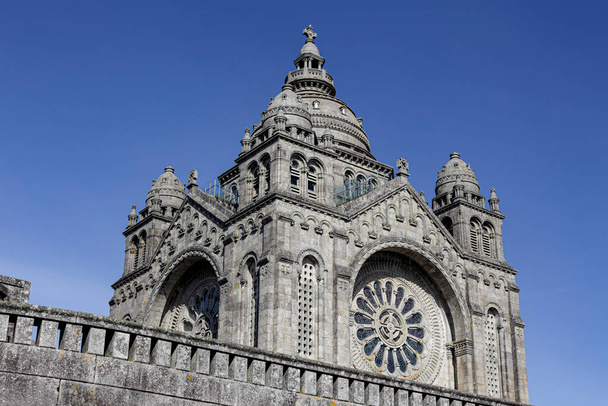Εκκλησία Santa Luzia από το Viana do Castelo, βόρεια της Πορτογαλίας - Φωτογραφία, εικόνα