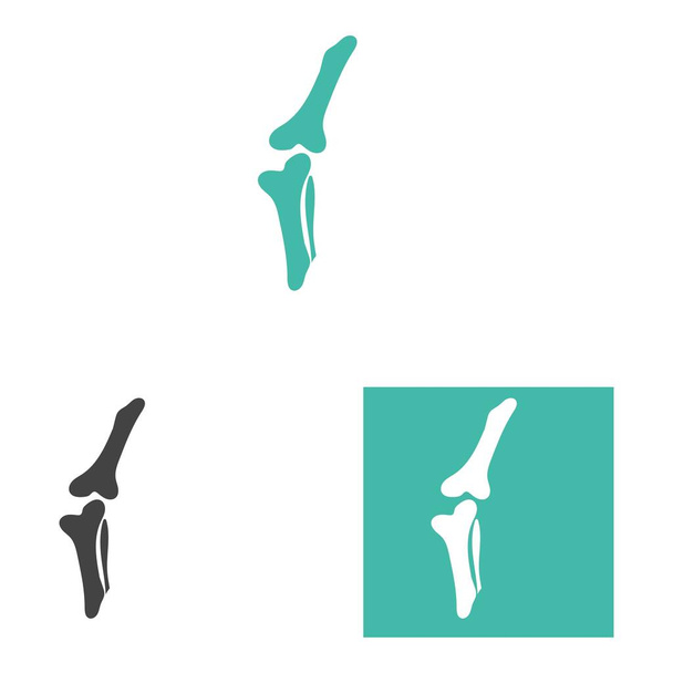 set of Bone health care logo and symbol vector illustration design template - Vector, Image