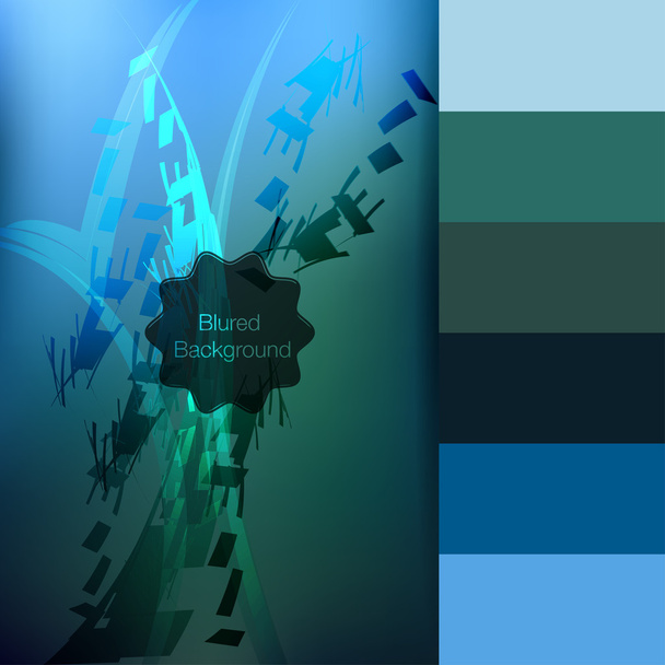 Abstract Background with Blurred Image - Vector, Image