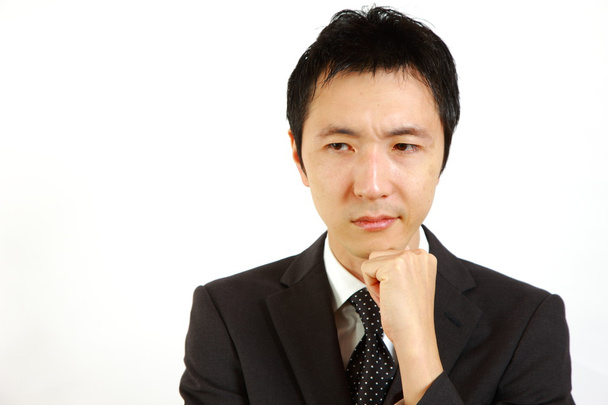 Worry Japanese businessman - Photo, Image