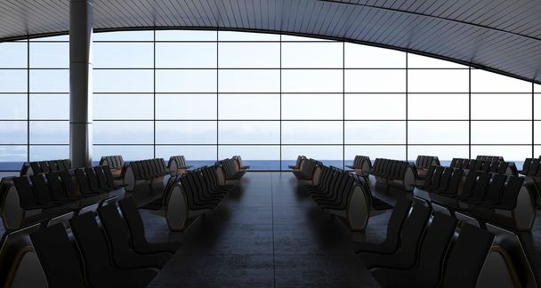 Terminal passagers aéroport moderne
 - Photo, image