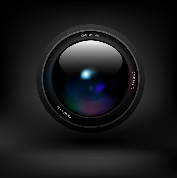 Camera lens. Vector - Вектор,изображение