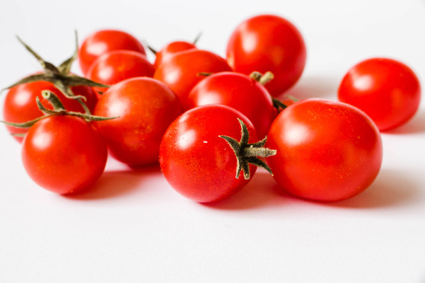 Cherry tomatoes isolated on white background - Photo, Image