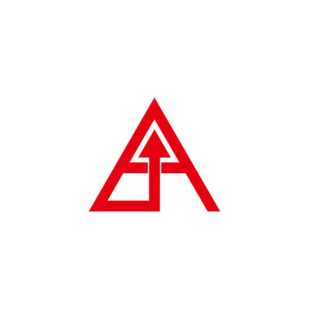 літера альфа-стрілка вгору трикутник простий геометричний вектор логотипу
 - Вектор, зображення
