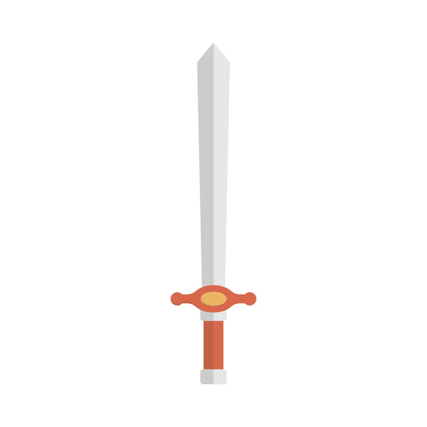 Schwert-Symbol-Design-Vorlage Vektor-Illustration - Vektor, Bild