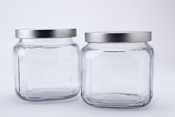 Two faceted jars - Фото, изображение