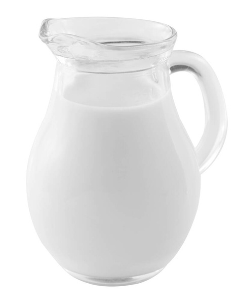 milk jug isolated on white background - Photo, Image